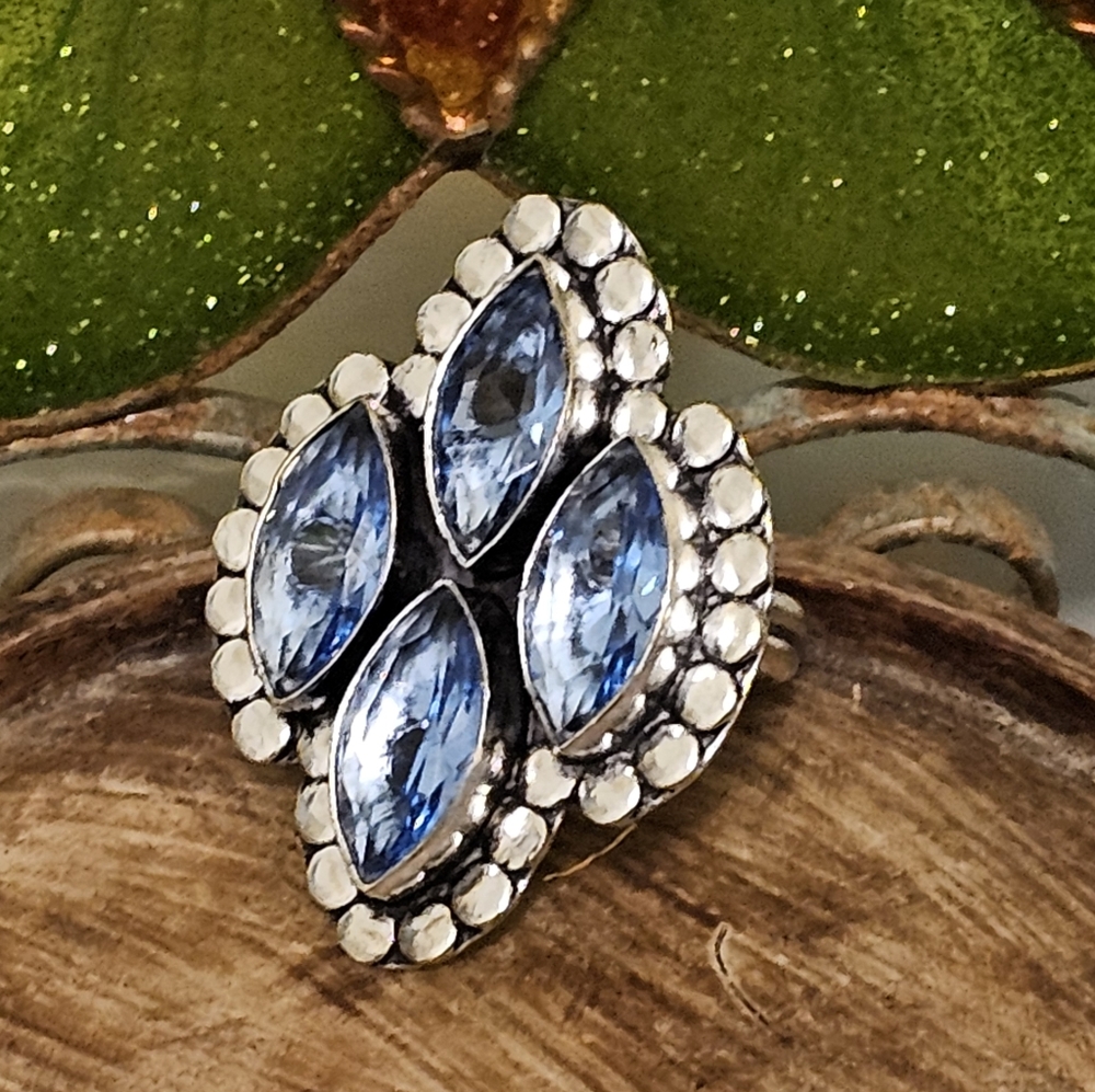 Sky Blue Topaz Ring - tranquility, calmness, and peace